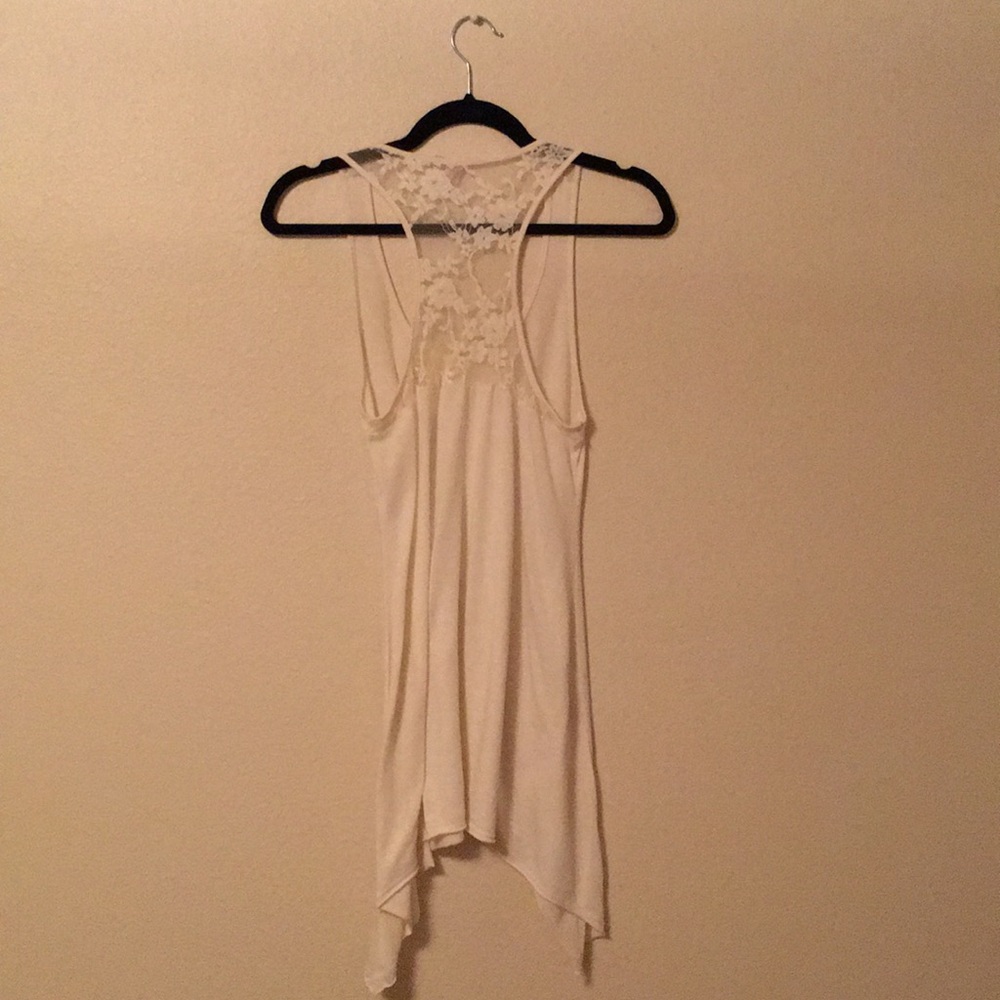 Off white top, size large. Max Rave